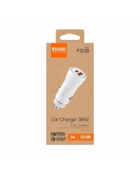 Cargador coche PD+QC 38W | Angar Distribuciones
