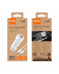 Cargador coche PD+QC 38W | Angar Distribuciones