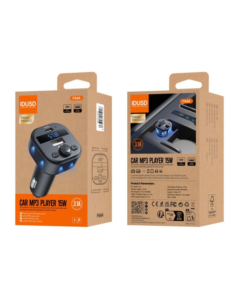 Eco Drive Connect Car MP3 Player | Angar Distribuciones