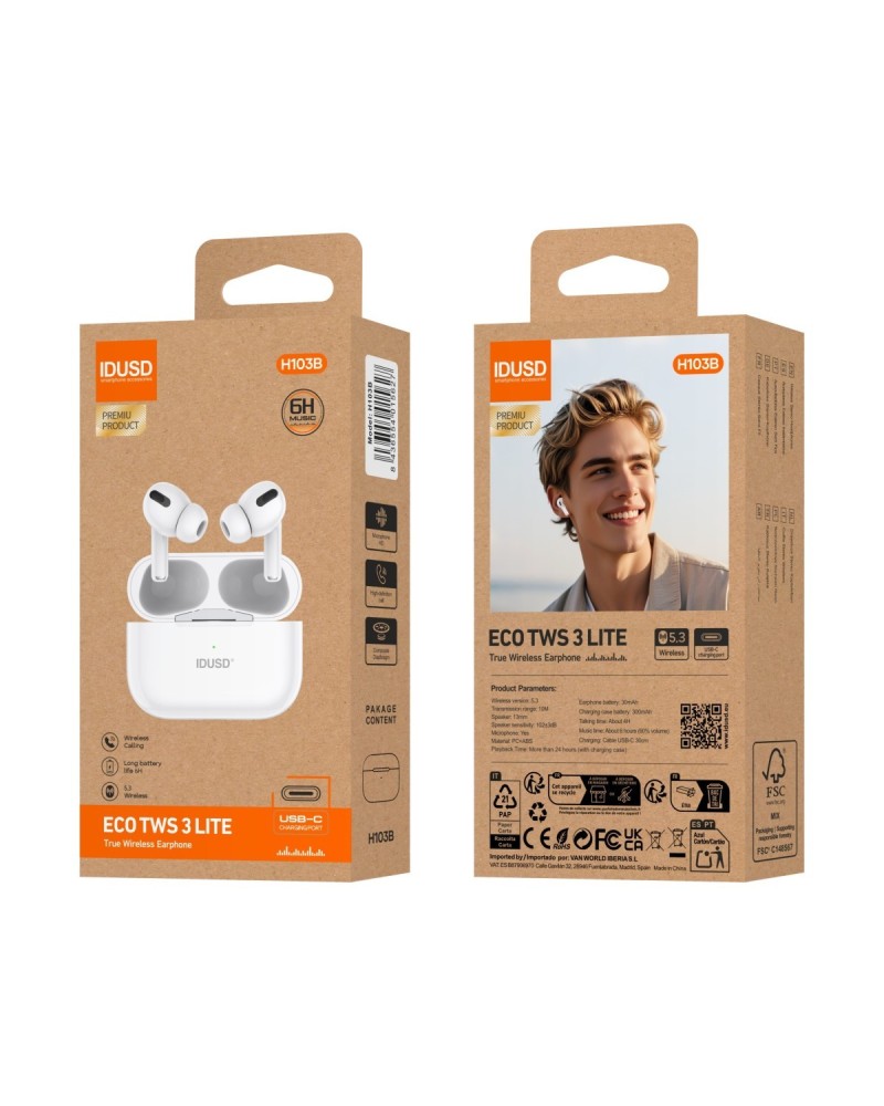 ECO TWS 3 Lite 6H Music | Angar Distribuciones