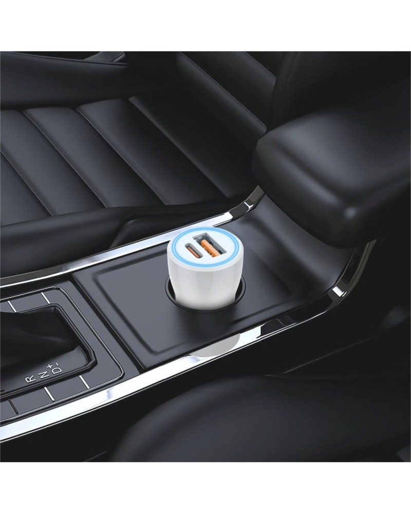 Cargador coche PD+QC 38W | Angar Distribuciones