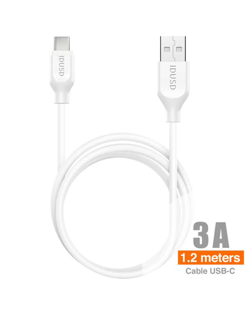 Turbo Cable USB-C 1.2M 3A | Angar Distrubuciones
