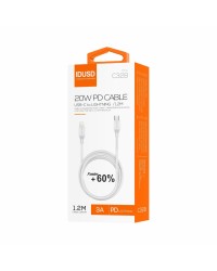 PD Cable USB-C a Lightning PD 1.2M 3A | Angar Distribuciones