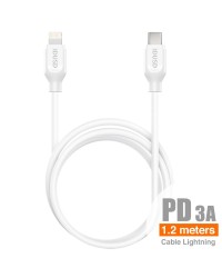 PD Cable USB-C a Lightning PD 1.2M 3A | Angar Distribuciones