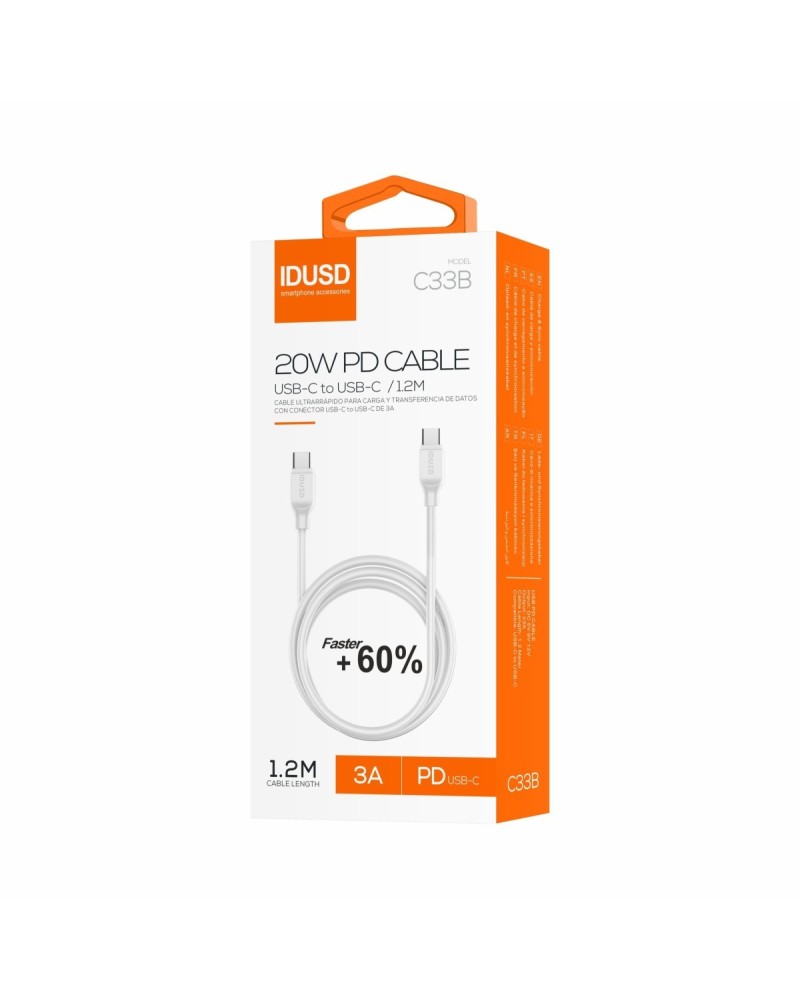 PD Cable USB-C a USB-C 3A | Angar Distribuciones