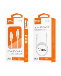 PD Cable USB-C a USB-C 3A | Angar Distribuciones