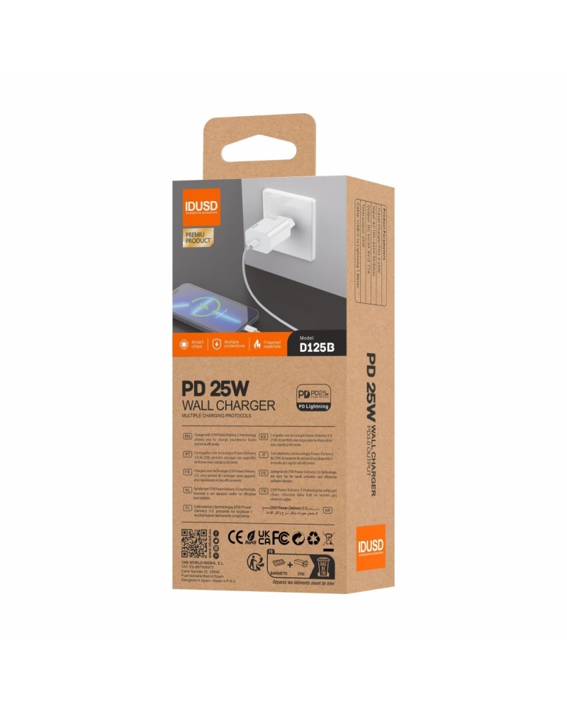 Eco Cargador PD 25W +PD Lightning | Angar Distribuciones