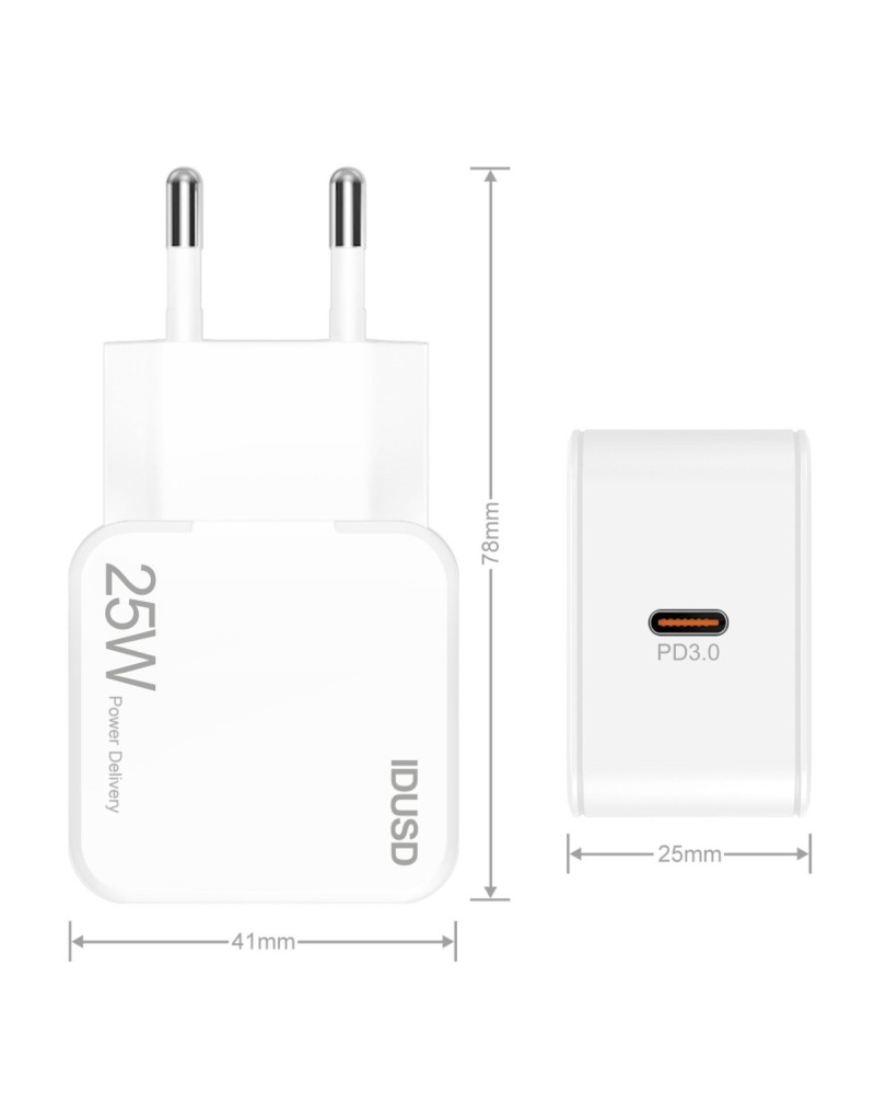 Cargador Rapido PD3.0 25W USB-C | Angar Distribuciones