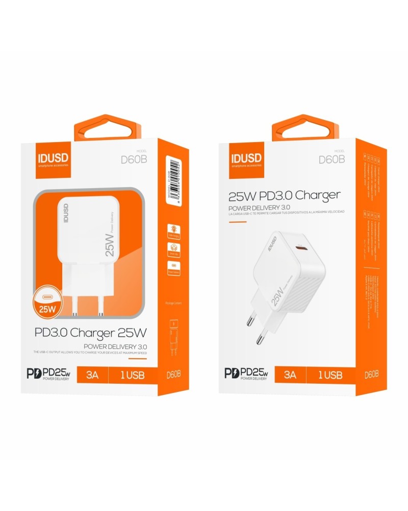 Cargador Rapido PD3.0 25W USB-C | Angar Distribuciones