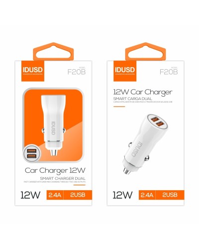 Car Charger 2-USB 2.4A | Angar Distribuciones